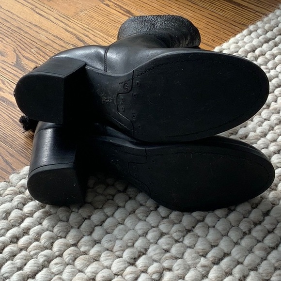 Fabianelli Italian Shearling/Leather Booties. - Picture 4 of 6